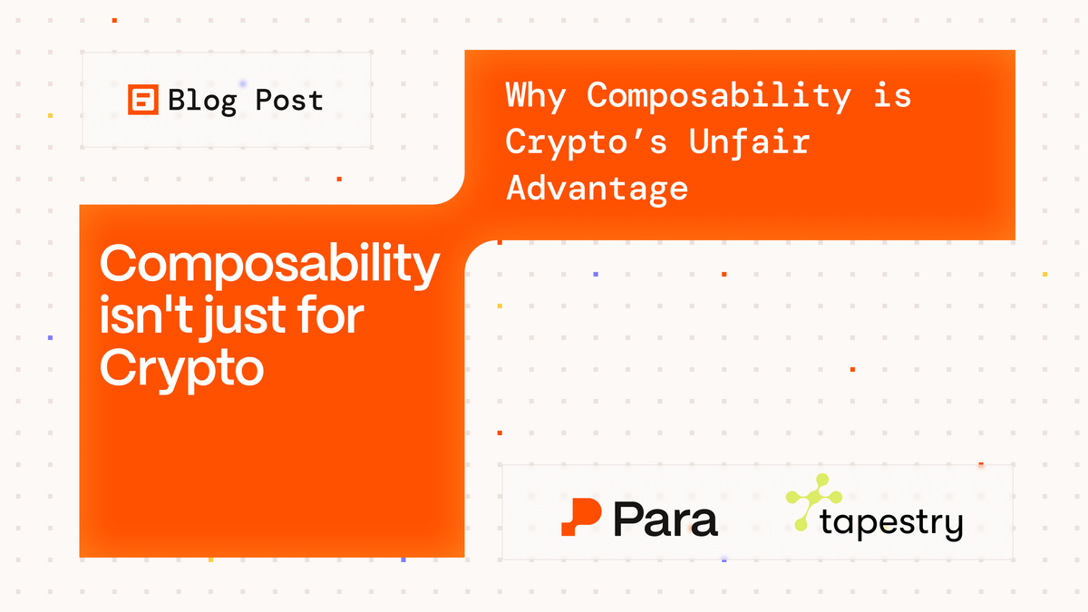Composability isn't Just for Crypto