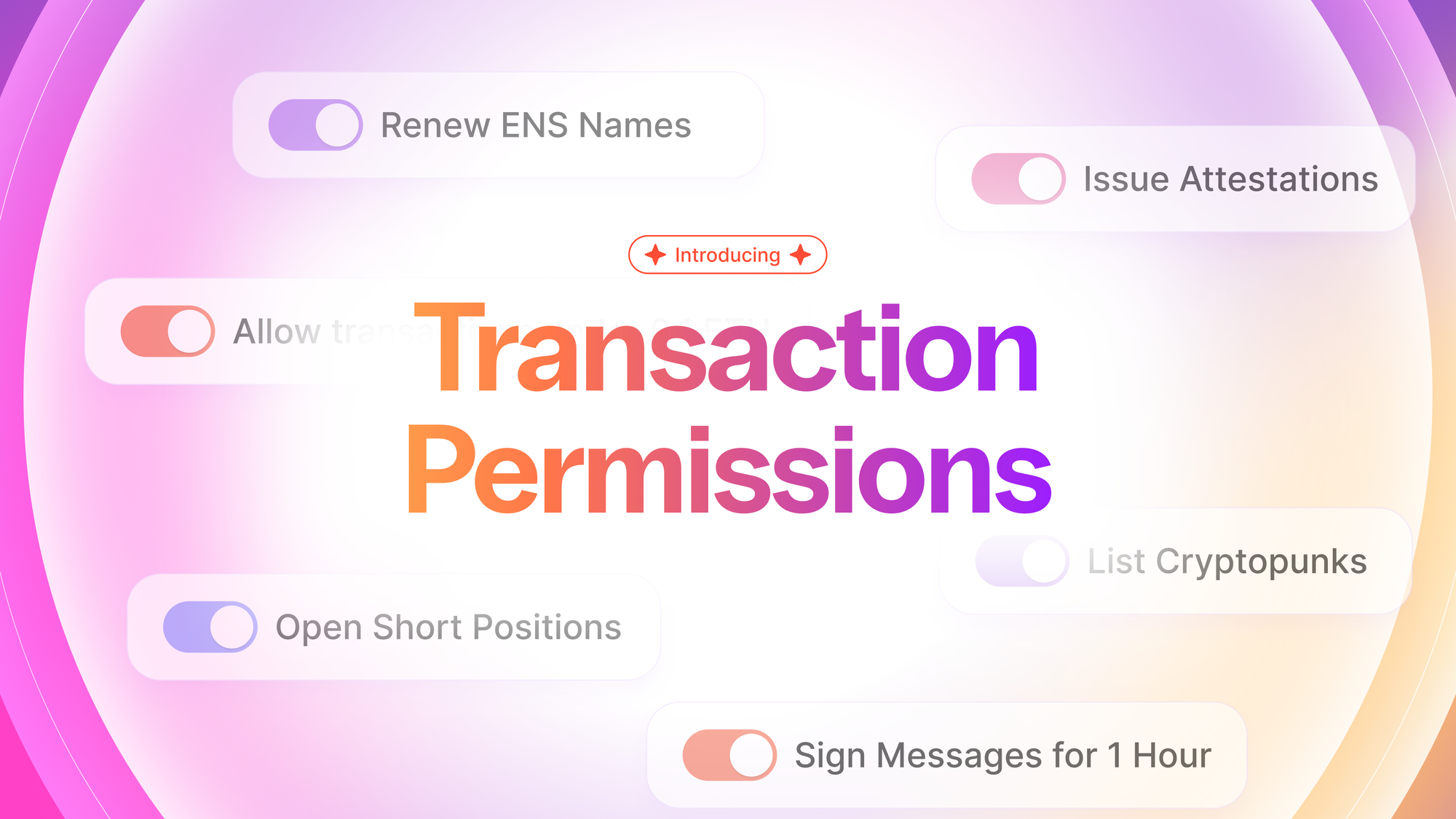 Introducing Transaction Permissions