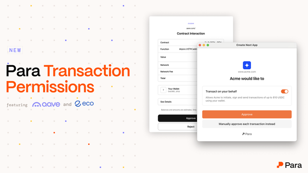 Transaction Permissions: Safer, Simpler Crypto Actions in Partnership with Aave and Eco