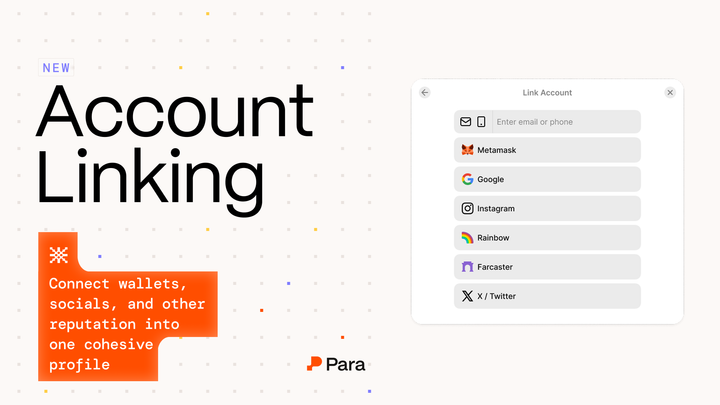 Account Linking is Live: Connect Socials, Wallets, and Context 🖇️