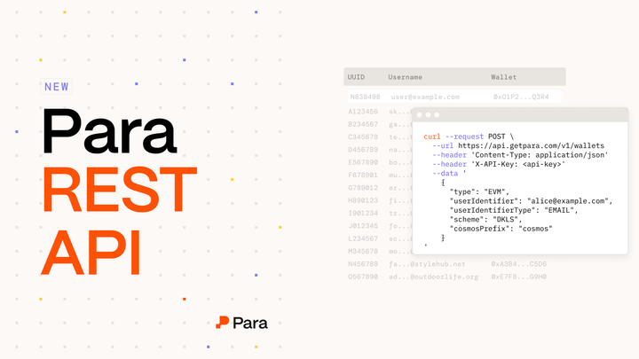 Wallets Everywhere: Introducing Para's REST API
