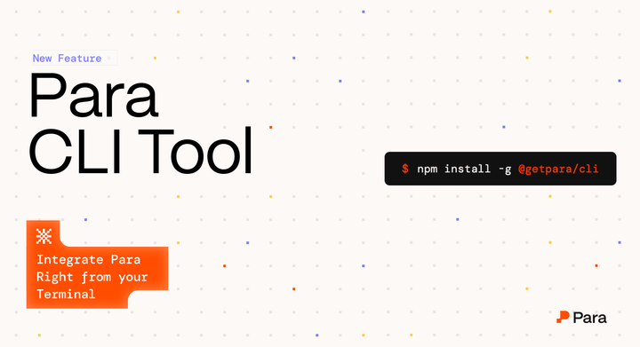 Introducing the Para CLI